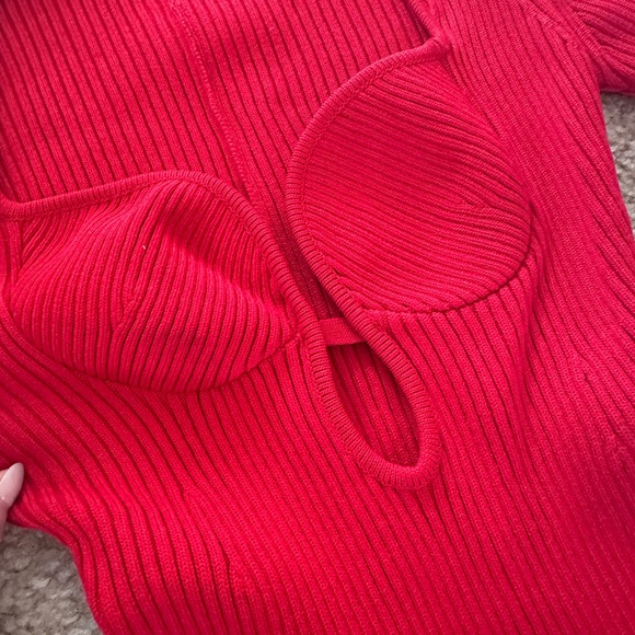 Magda Butrym red knit maxi dress - Picture 10 of 12